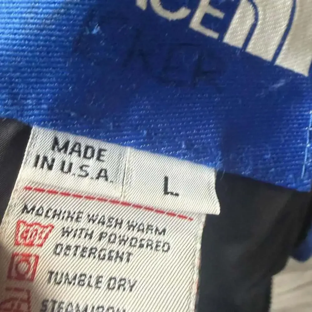 Vintage The North Face Made In USA Ski Jacket Mens Large Blue Black